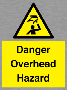 Danger Overhead Hazard